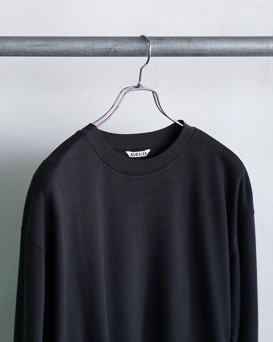 25SS AURALEE SUPER HIGH GAUGE SWEAT P/O / A25SP03CU*CL#GH 25SS AURALEE SUPER HIGH GAUGE SWEAT P/O / A25SP03CU*CL#GH