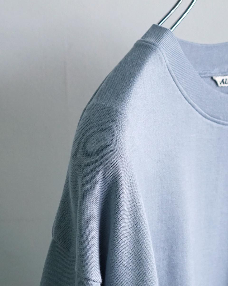 25SS AURALEE SUPER HIGH GAUGE SWEAT P/O / A25SP03CU*CL#GH 25SS AURALEE SUPER HIGH GAUGE SWEAT P/O / A25SP03CU*CL#GH