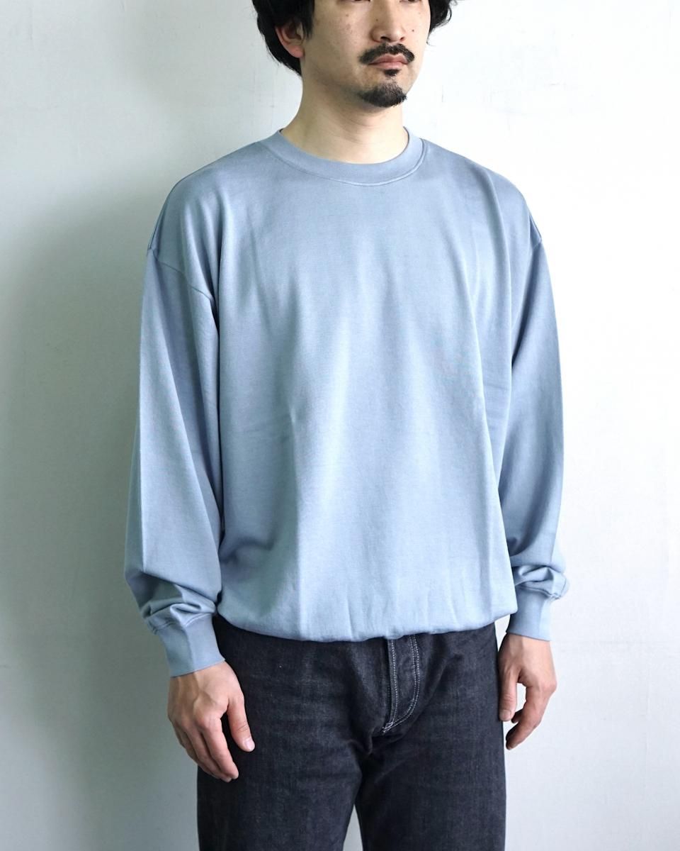 25SS AURALEE SUPER HIGH GAUGE SWEAT P/O / A25SP03CU*CL#GH 25SS AURALEE SUPER HIGH GAUGE SWEAT P/O / A25SP03CU*CL#GH