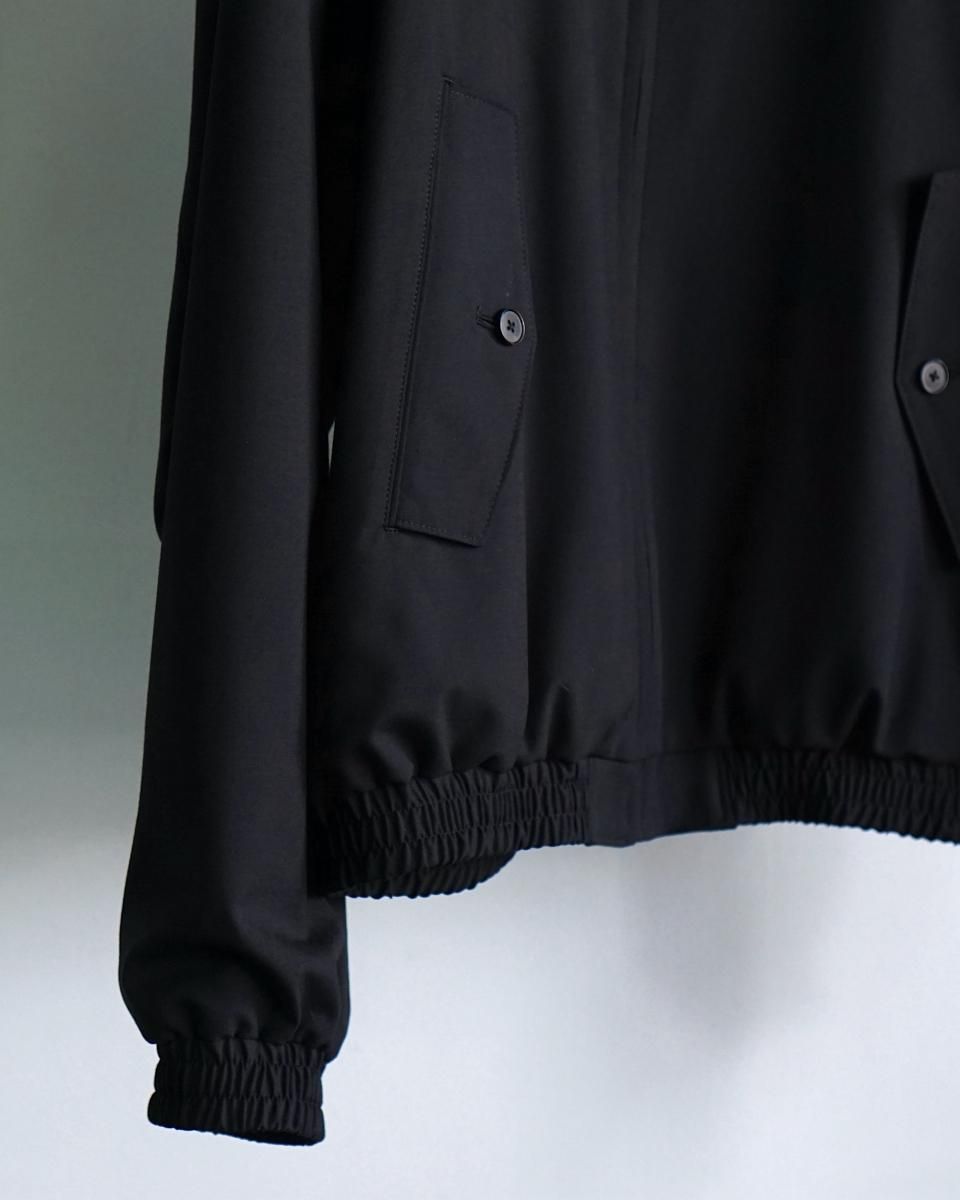 25SS AURALEE SUPER FINE TROPICAL WOOL ZIP BLOUSON 25SS AURALEE SUPER FINE TROPICAL WOOL ZIP BLOUSON