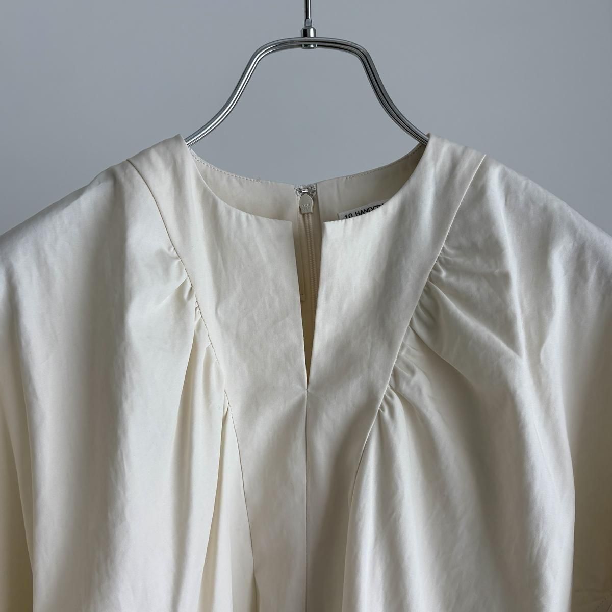 10 HANDCRAFTED MODERN volume sleeve tuck pullover /0028*SL