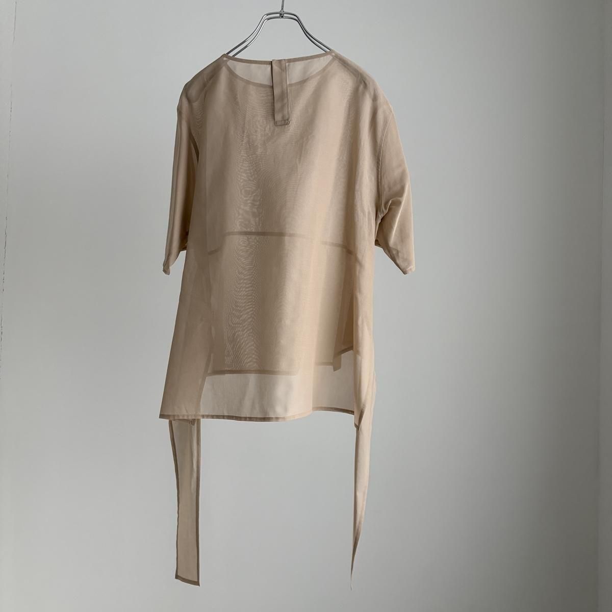 TENNE HANDCRAFTED MODERN organza half sleeve pullover /008 TENNE HANDCRAFTED MODERN organza half sleeve pullover /008