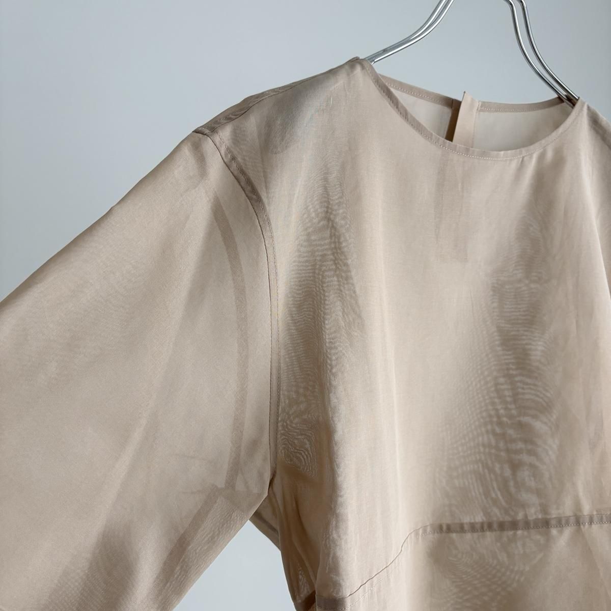 TENNE HANDCRAFTED MODERN organza half sleeve pullover /008