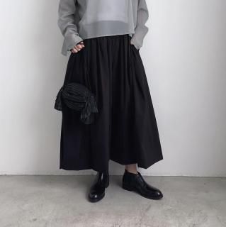 TENNE HANDCRAFTED MODERN round gather wide pants /0018*PT#IT