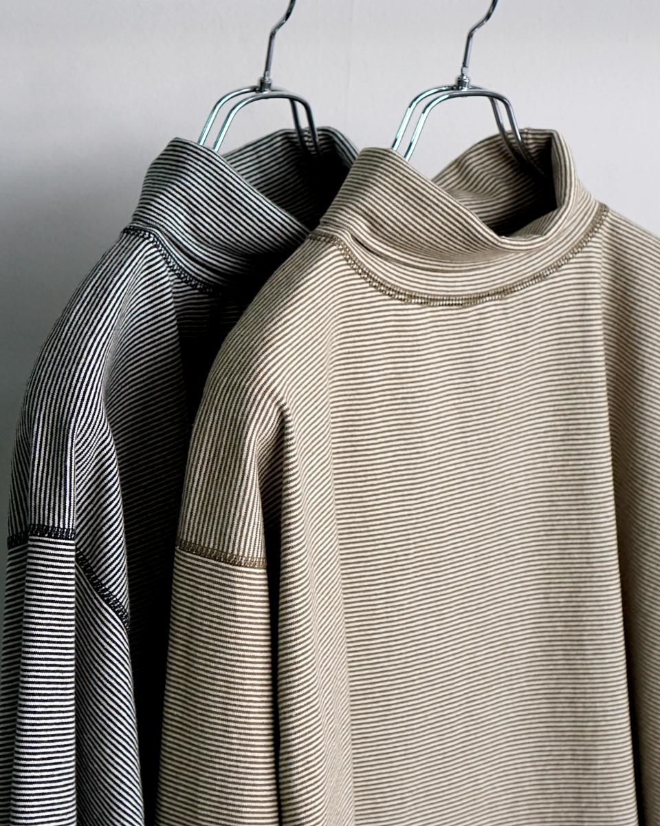 Olde Homesteader YOUTH MOIRE STRIPE JERSEY TURTLE NECK LONG Olde Homesteader YOUTH MOIRE STRIPE JERSEY TURTLE NECK LONG
