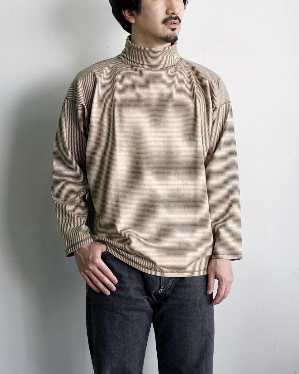 Olde Homesteader YOUTH MOIRE STRIPE JERSEY TURTLE NECK LONG Olde Homesteader YOUTH MOIRE STRIPE JERSEY TURTLE NECK LONG