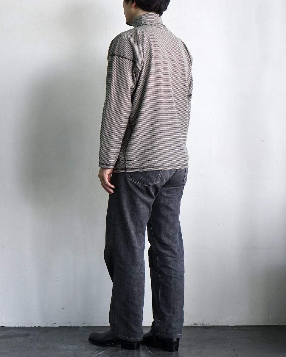 digne Long sleeve turtle クリームイエロー・ディニュ Women's Long Sleeve Ribbed Ochre Turtleneck Pullover - Gorur