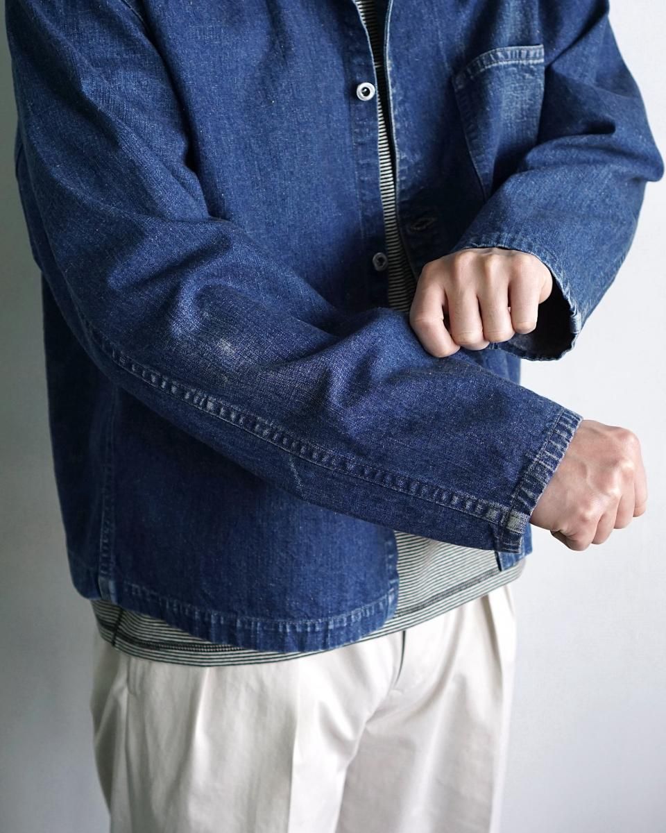 A.PRESSE 2025 Style 1 US NAVY Denim Jacket / 25SAP-01-26H*BR A.PRESSE 2025 Style 1 US NAVY Denim Jacket / 25SAP-01-26H*BR