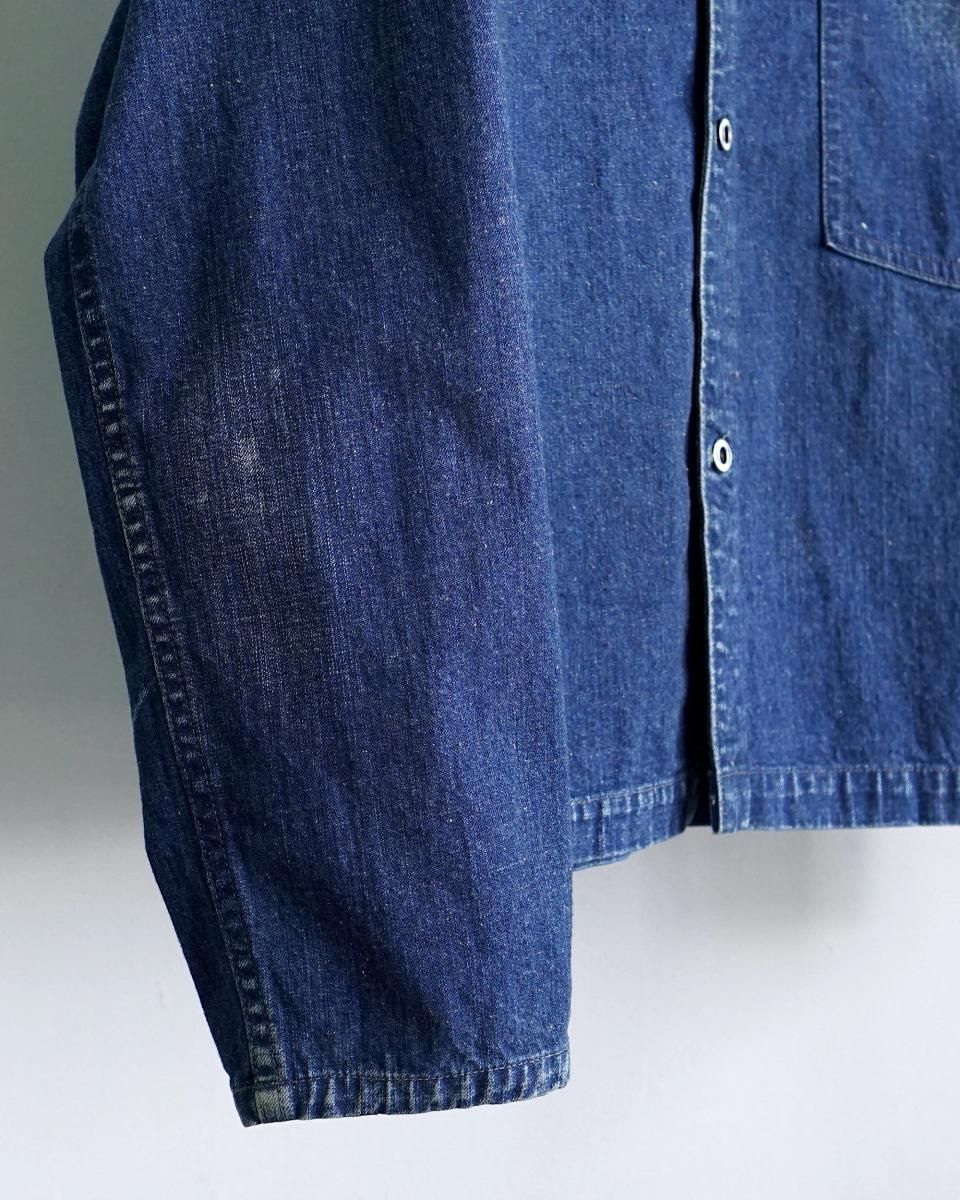 A.PRESSE 2025 Style 1 US NAVY Denim Jacket / 25SAP-01-26H*BR A.PRESSE 2025 Style 1 US NAVY Denim Jacket / 25SAP-01-26H*BR