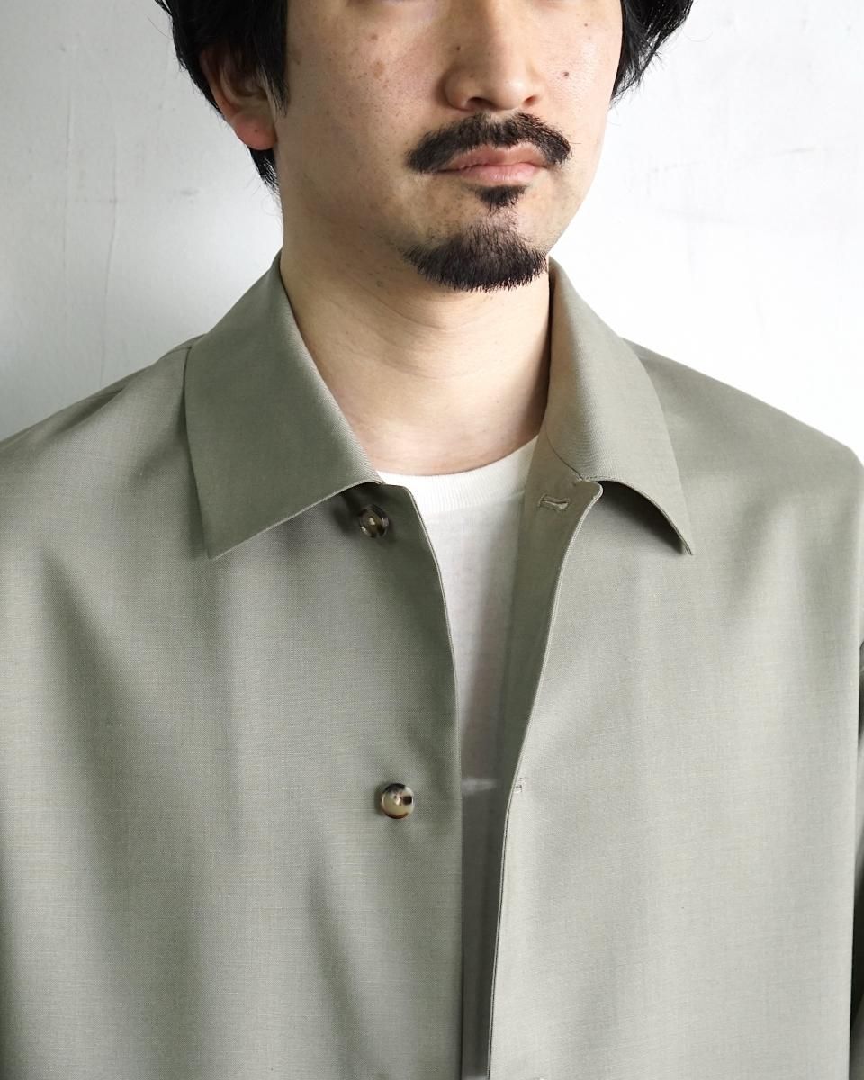 25SS The CLASIK MINIMAL OVERSHIRTS (WOOL MOHAIR SILK