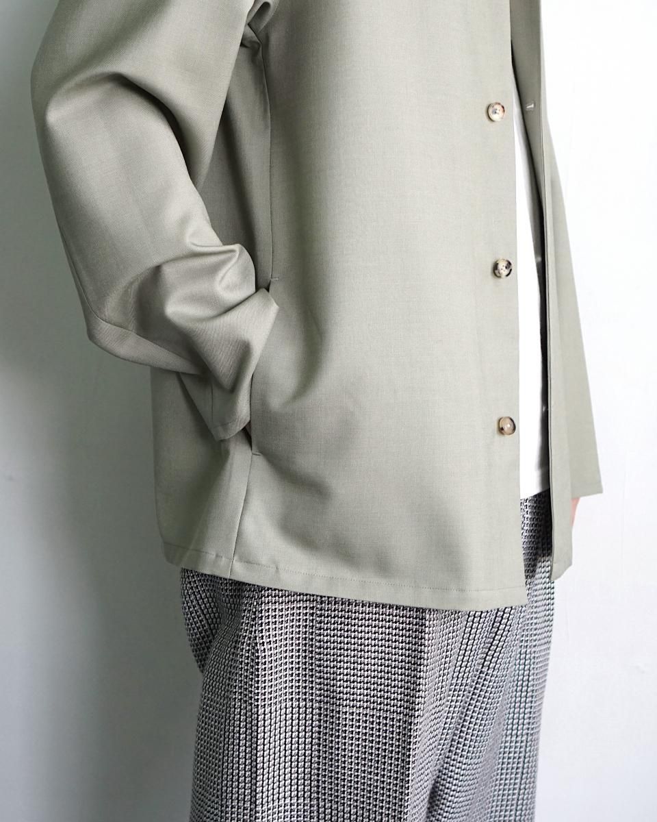 25SS The CLASIK MINIMAL OVERSHIRTS (WOOL MOHAIR SILK