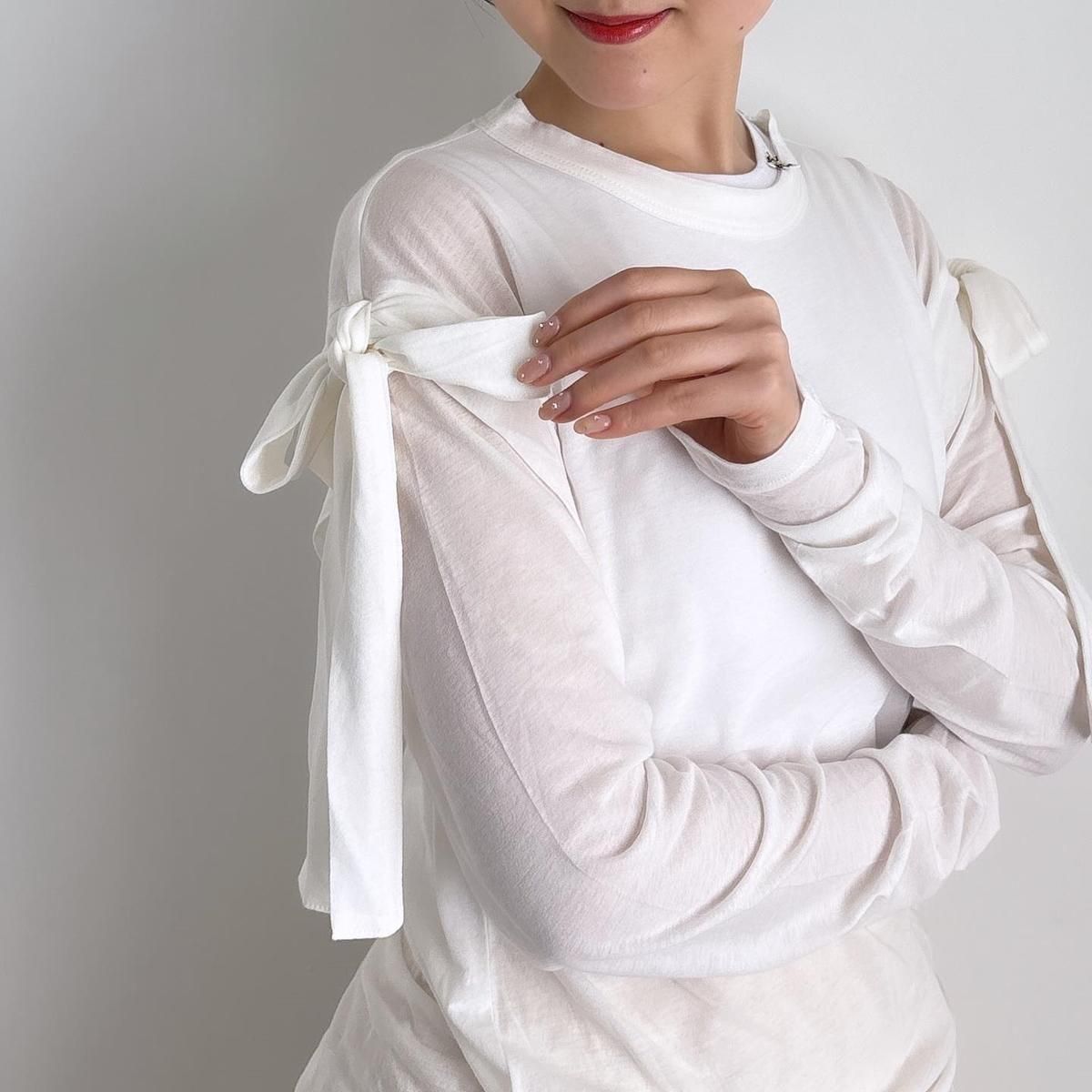 Shida ribbon pullover/250101*CL#IT - ARTHUR FASHION WORLD