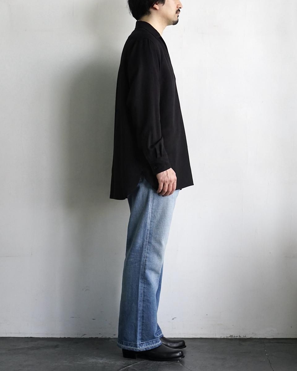 25SS ULTERIOR TA/L MESH SKIPPER SHIRT / ULSH54-KA196-A*SL#GH 25SS ULTERIOR TA/L MESH SKIPPER SHIRT / ULSH54-KA196-A*SL#GH