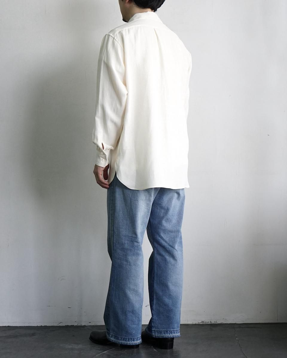 25SS ULTERIOR TA/L MESH SKIPPER SHIRT / ULSH54-KA196-A*SL#GH 25SS ULTERIOR TA/L MESH SKIPPER SHIRT / ULSH54-KA196-A*SL#GH