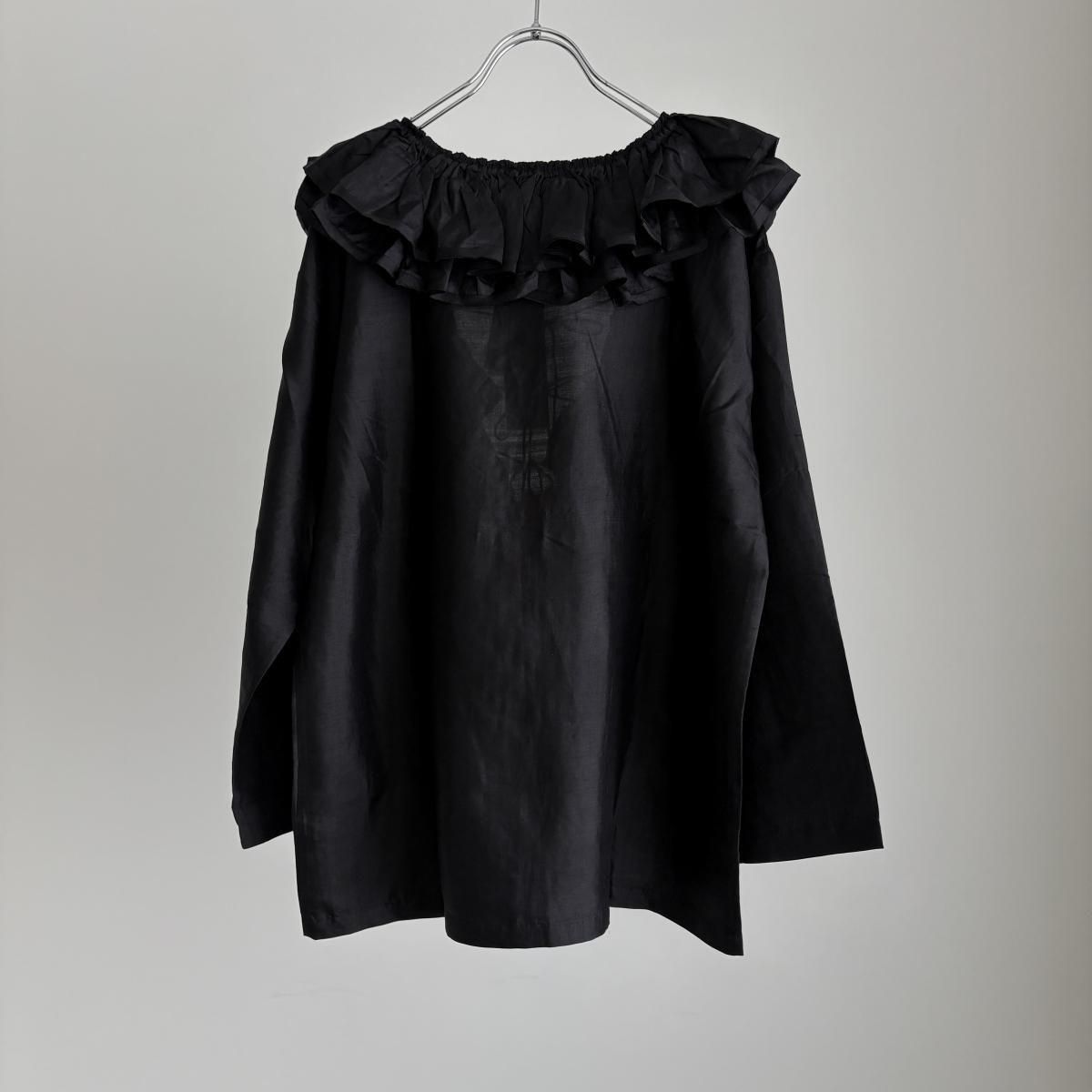 BUNON Kahdi Silk Ruffle Ribbon Blouse/BN2502*SL#IT - ARTHUR