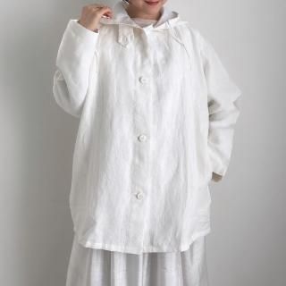 BUNON Kahdi Linen Hood Blouson/BN2532*BR#IT