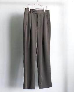 25SS The CLASIK INVERTED PLEATS TROUSER(HIGH DENCE WOOL GABARDINE) / CKTR-169*PT#GH