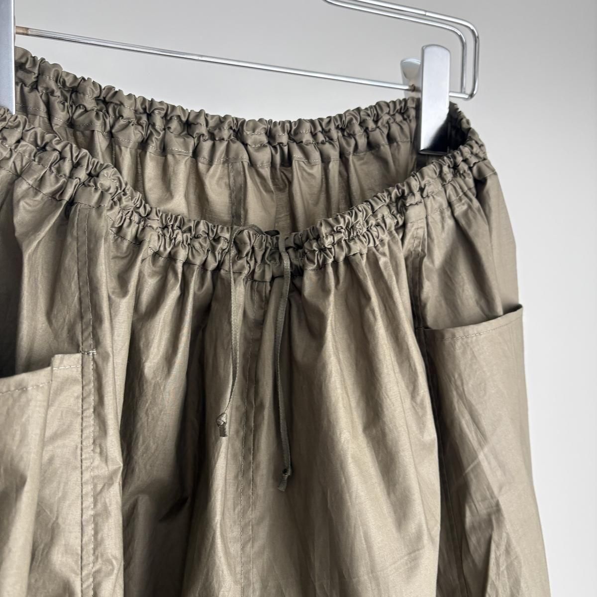 TENNE HANDCRAFTED MODERN big pocket culottes(coating cotton