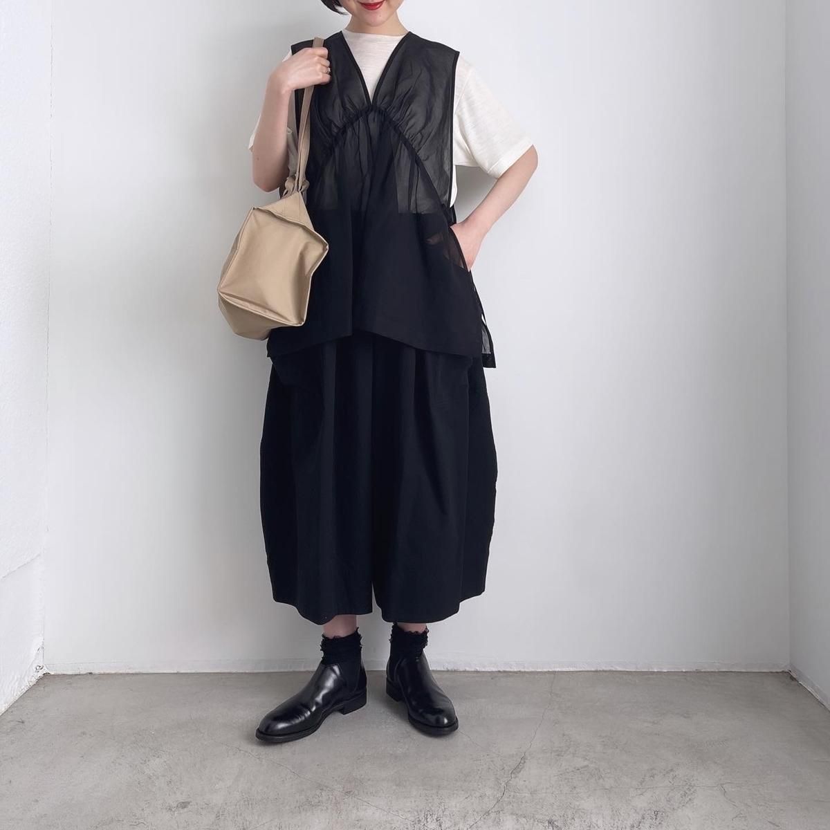 TENNE HANDCRAFTED MODERN オーガンジー2WAYショート TENNE HANDCRAFTED MODERN コットンオーガンジー2wayショート