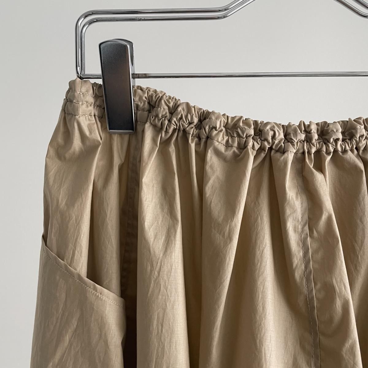 TENNE HANDCRAFTED MODERN big pocket culottes(coating cotton TENNE HANDCRAFTED MODERN big pocket culottes(coating cotton