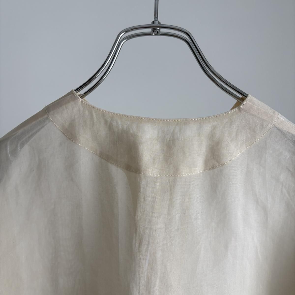 【新品未使用！】Na.e Sheer Ensemble TENNE HANDCRAFTED MODERN organza short cape coat /004*SL#IT