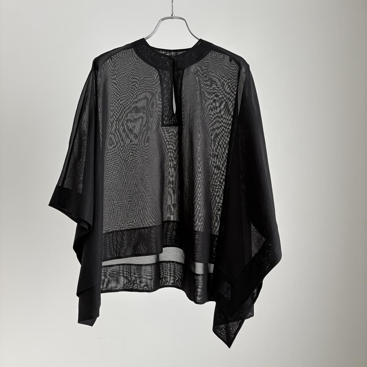 TENNE HANDCRAFTED MODERN organza short cape coat /004*SL#IT