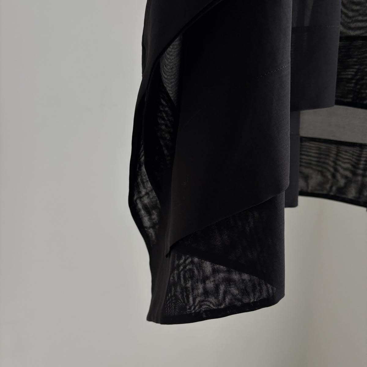 TENNE HANDCRAFTED MODERN アンゴラウールポンチョ TENNE HANDCRAFTED MODERN organza short cape coat /004*SL#IT