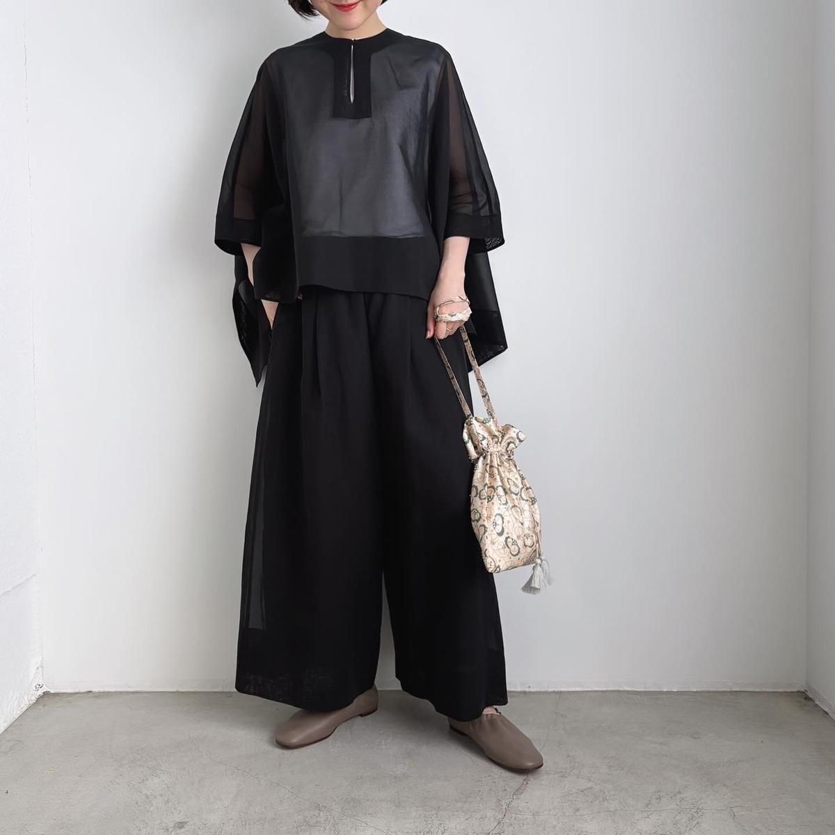 TENNE HANDCRAFTED MODERN オーガンジー2WAYショート TENNE HANDCRAFTED MODERN コットンオーガンジー2wayショート