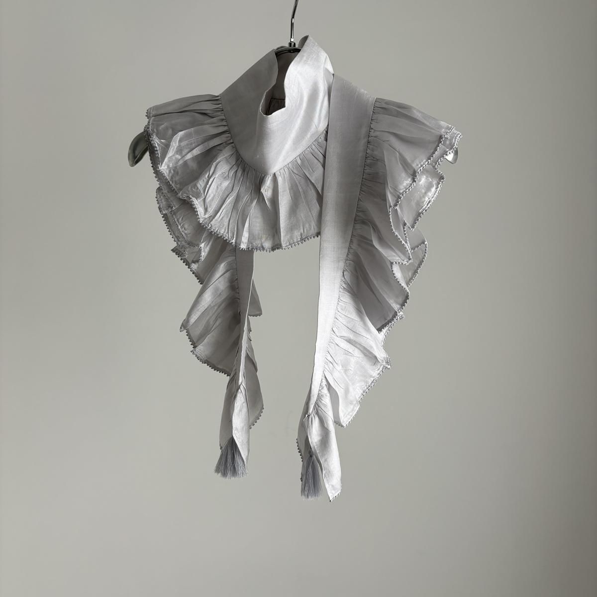 BUNON Kahdi Silk Ruffle Stole/BN2541*SF#IT - ARTHUR FASHION