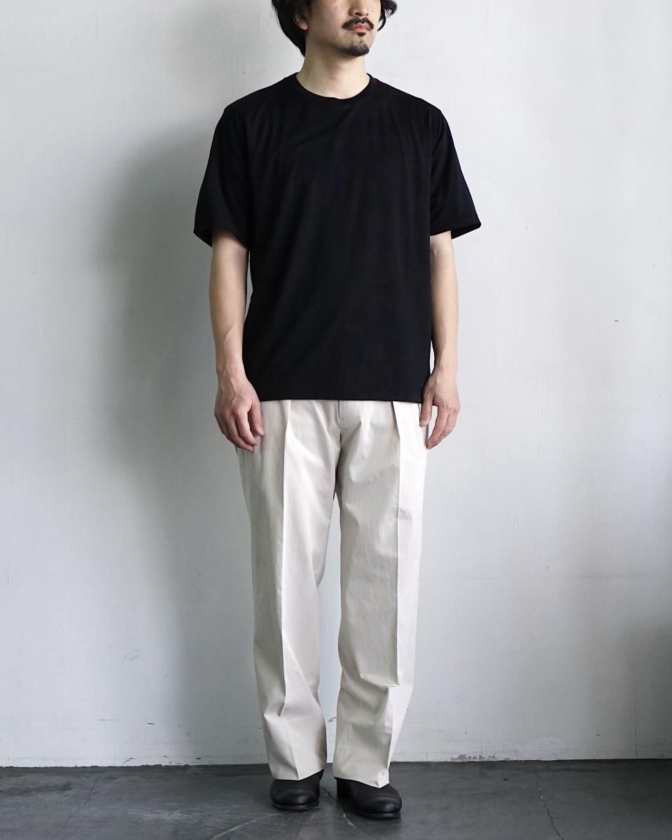 25SS AURALEE SUPER SOFT WOOL JERSEY TEE / A25ST01UT*CS#GH