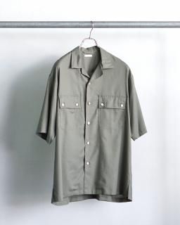 25SS ULTERIOR SILKY SOFT TWILL O/C SHIRT / ULSH59-KA198*SS#GH