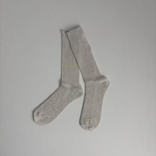 ANTIPAST  LINEN LUREX RIB SOCKS  /HA-22*SO#IT*