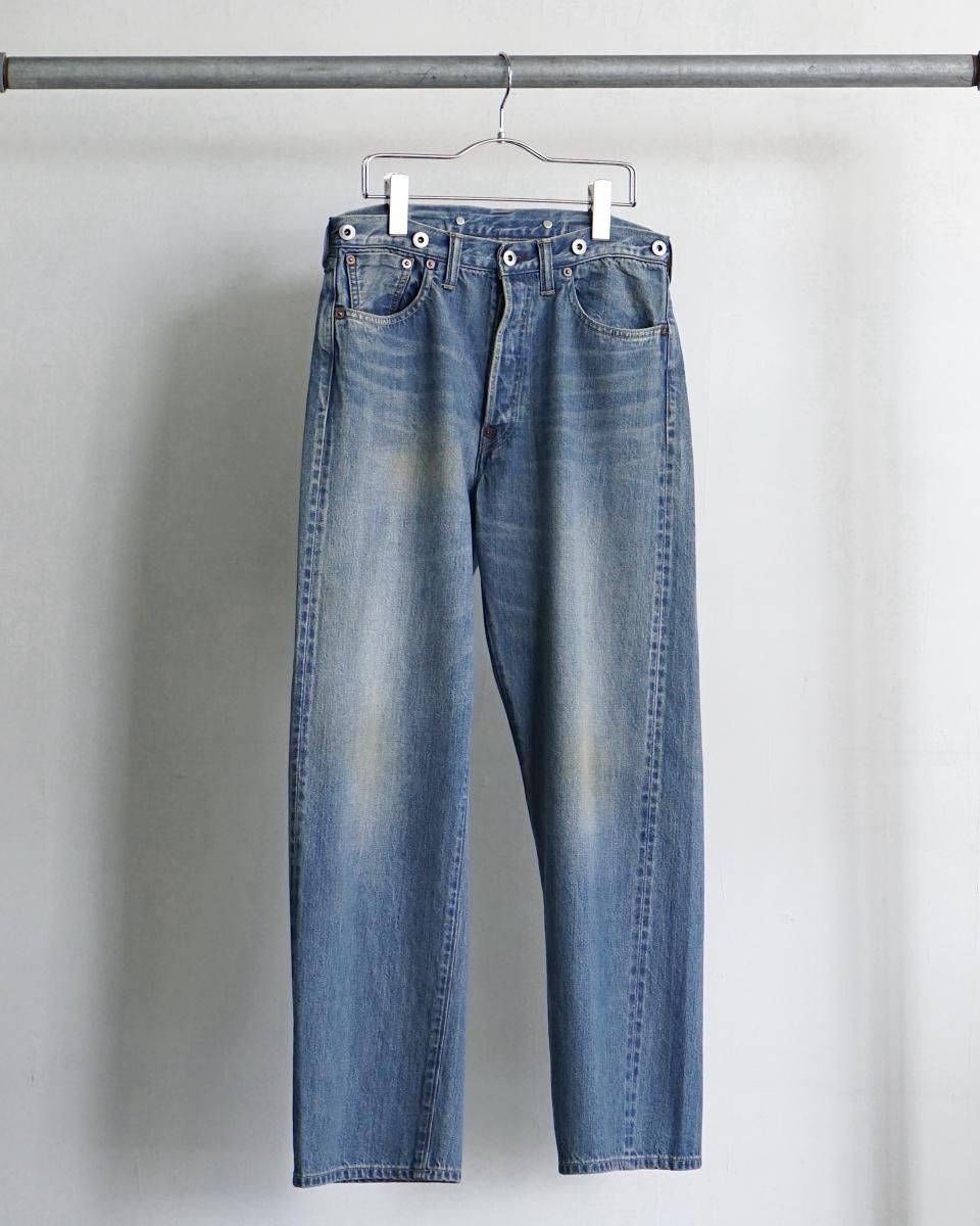 A.PRESSE 2025 Style 1 No.2 Washed Denim Pants / AP-4008*DM A.PRESSE 2025 Style 1 No.2 Washed Denim Pants / AP-4008*DM