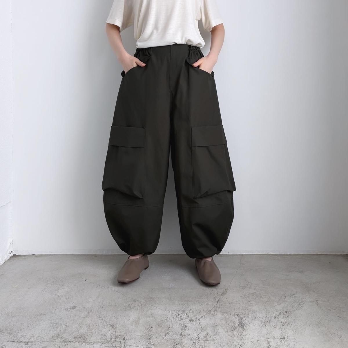 TENNE HANDCRAFTED MODERN military barrel pants(ventile