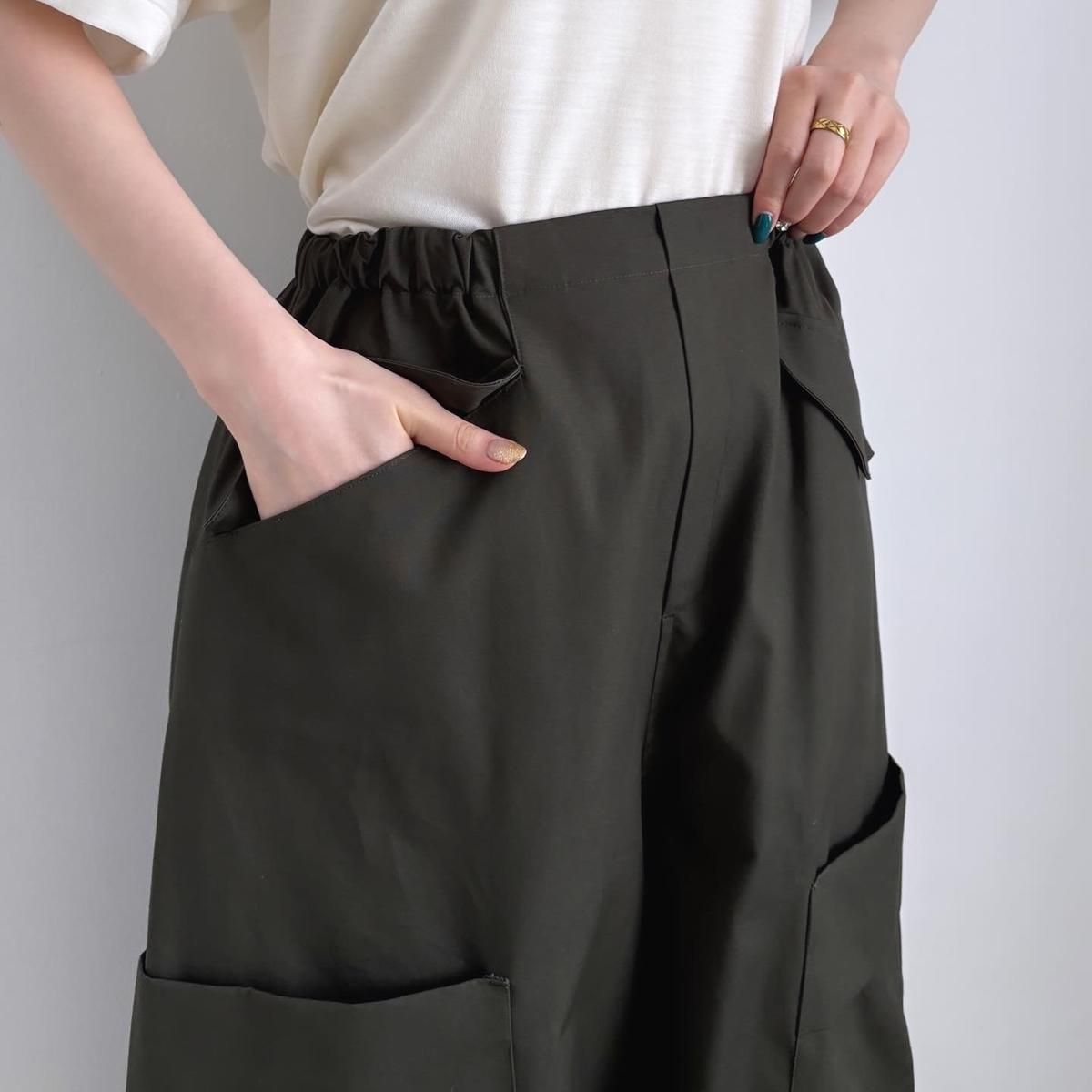 TENNE HANDCRAFTED MODERN military barrel pants(ventile