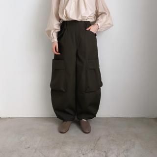 10 HANDCRAFTED MODERN military barrel pants(ventile cotton)/0025*PT#IT