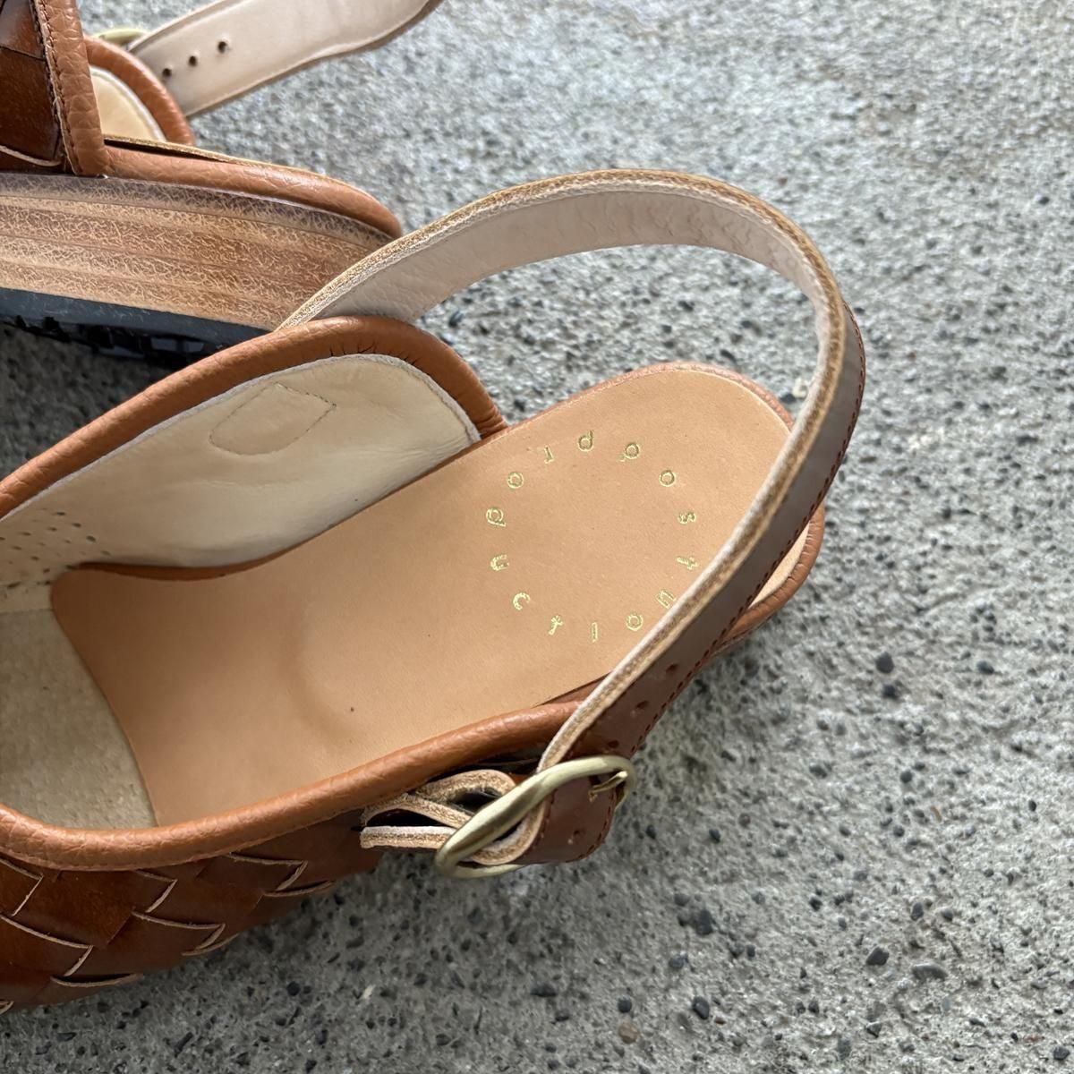 <新品>Post Production FACE Sandals MESH Post Production Face Sandal (Mesh Hand dyed cow)*SD#IT