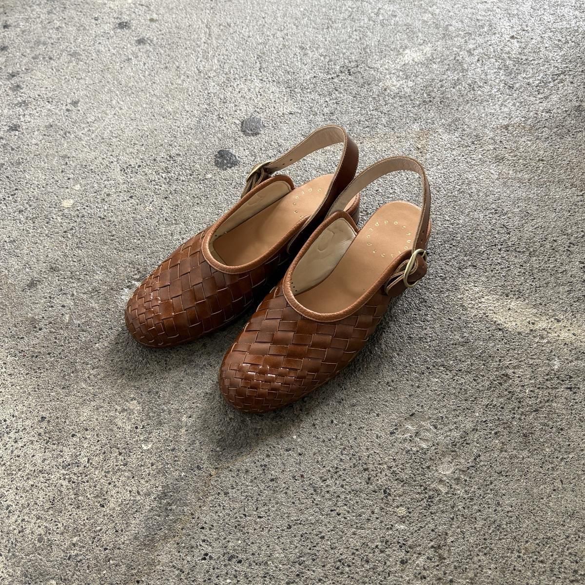 Post Production Face Sandal (Mesh Hand dyed cow)*SD#IT - ARTHUR