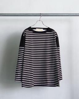 ANSNAM Rivverun Border 9/10 Sleeve T-Shirt  / AN25SS20*CL#GH