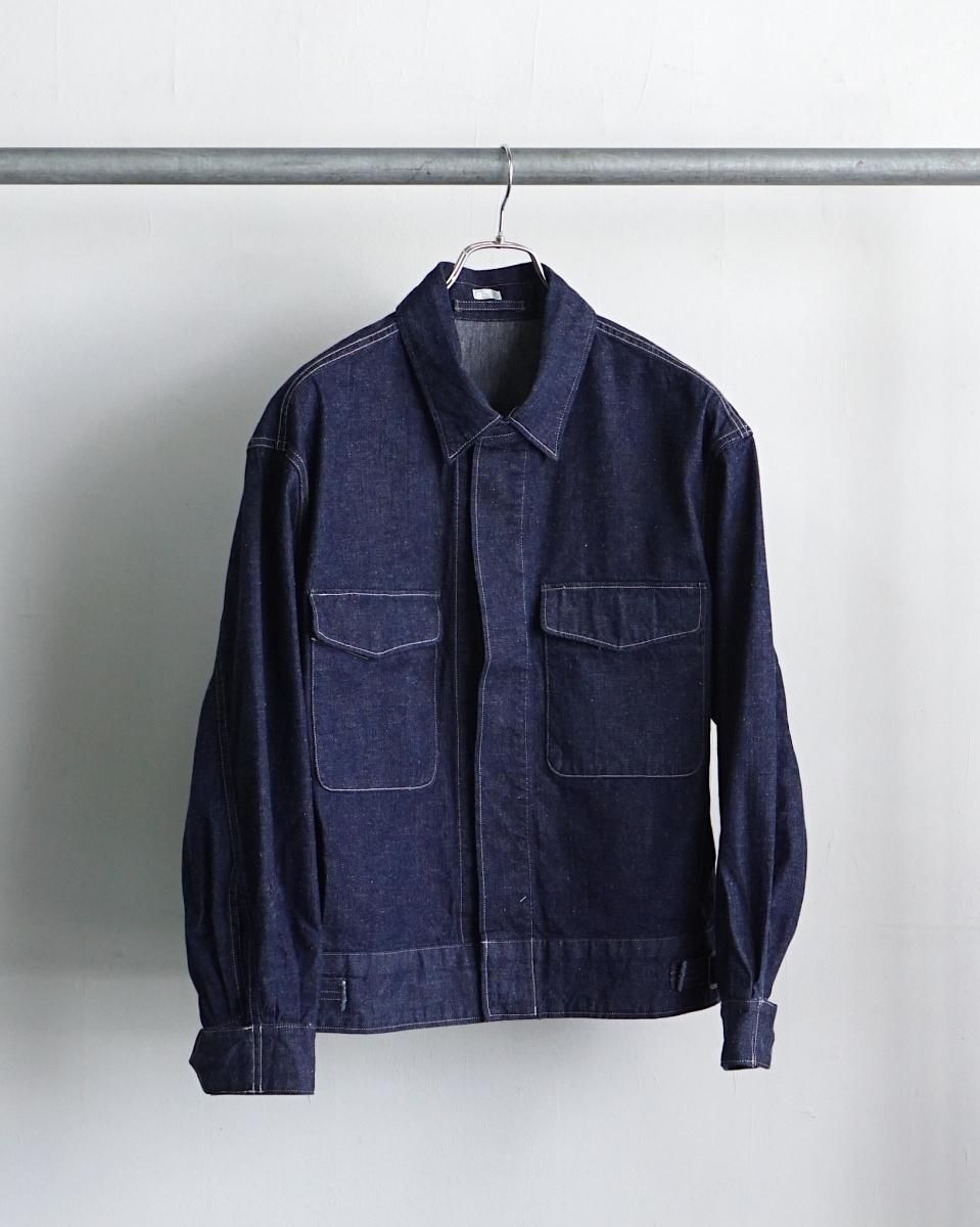 A.PRESSE 2025 Style 2 Royal Canadian Navy Denim Work Jacket