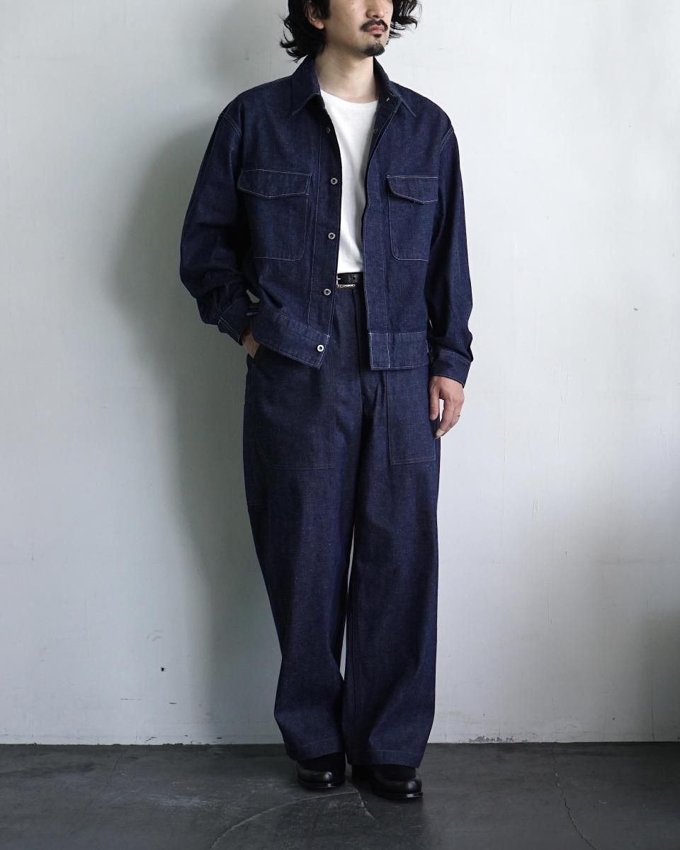 A.PRESSE 2025 Style 2 Royal Canadian Navy Denim Work Jacket