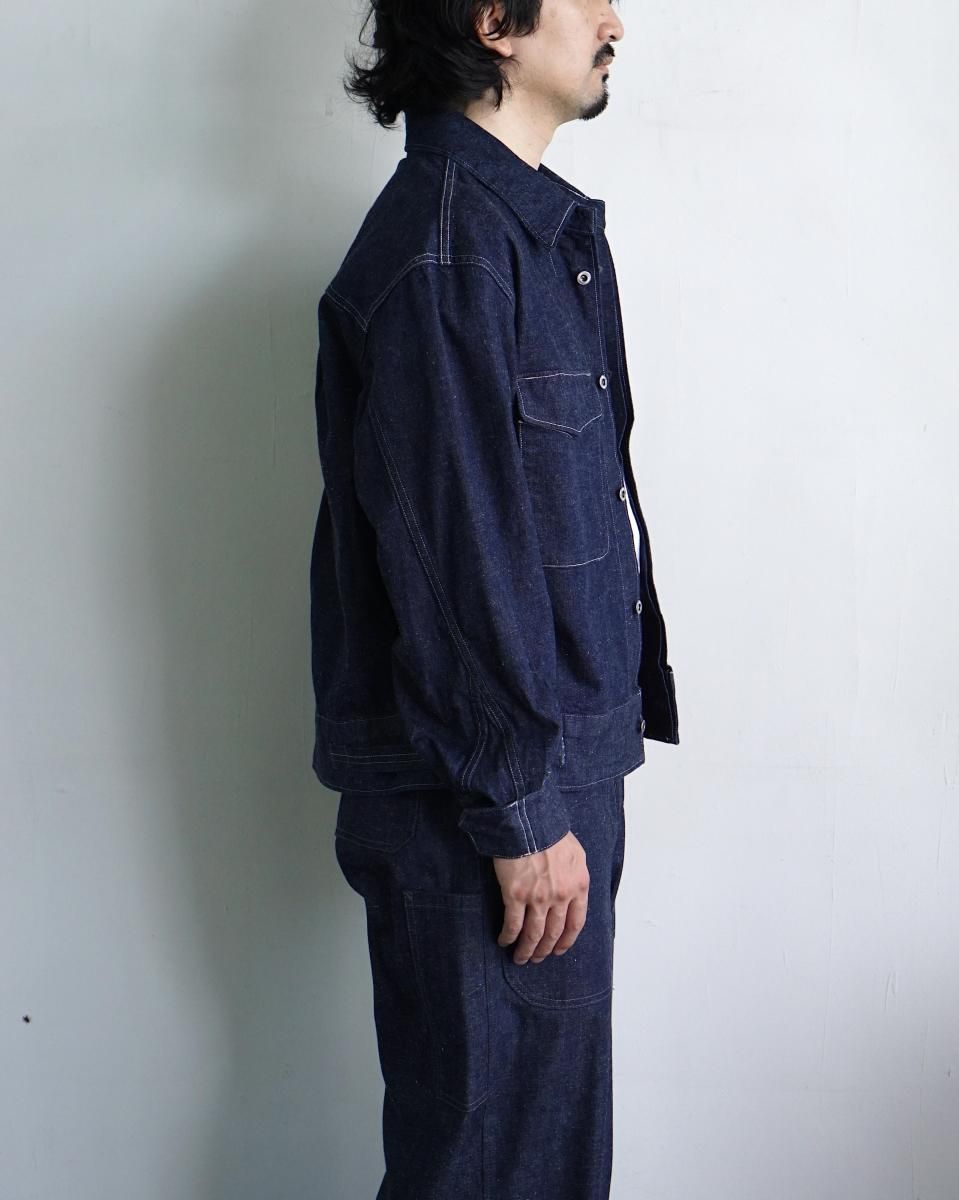 A.PRESSE 2025 Style 2 Royal Canadian Navy Denim Work Jacket