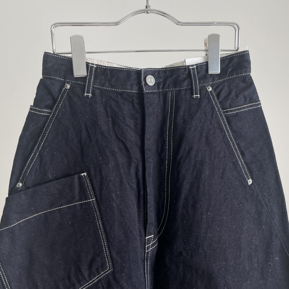 最終価格！mina perhonen デニムロングスカートindigo34 mina perhonen always(オールウェイズ) デニムロングスカート
