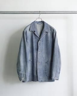 <img class='new_mark_img1' src='https://img.shop-pro.jp/img/new/icons13.gif' style='border:none;display:inline;margin:0px;padding:0px;width:auto;' />25AW ULTERIOR FADED LIGHT DENIM COVERALL / USH65-KC200-B*BR#GH