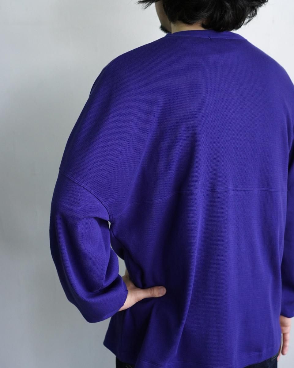 25AW ULTERIOR C/CASH HONEYCOMB FOOTBALL TEE / UCS99-KC220*CL