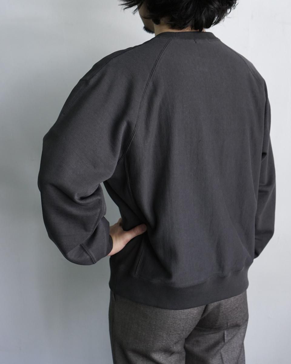 トップス ULTERIOR 19AW SILKY BRUSHED TERRY SWEAT ULTERIOR Ex. FADED SILKY TERRY RW HALF ZIP HOOD