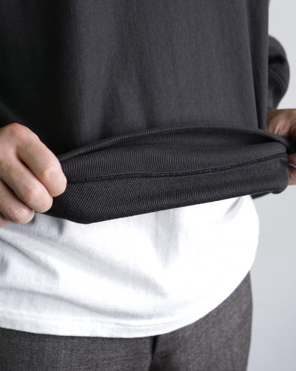 25AW ULTERIOR FADED SILKY TERRY RW SWEAT SHIRT / UCS94-KC125*CL#GH
