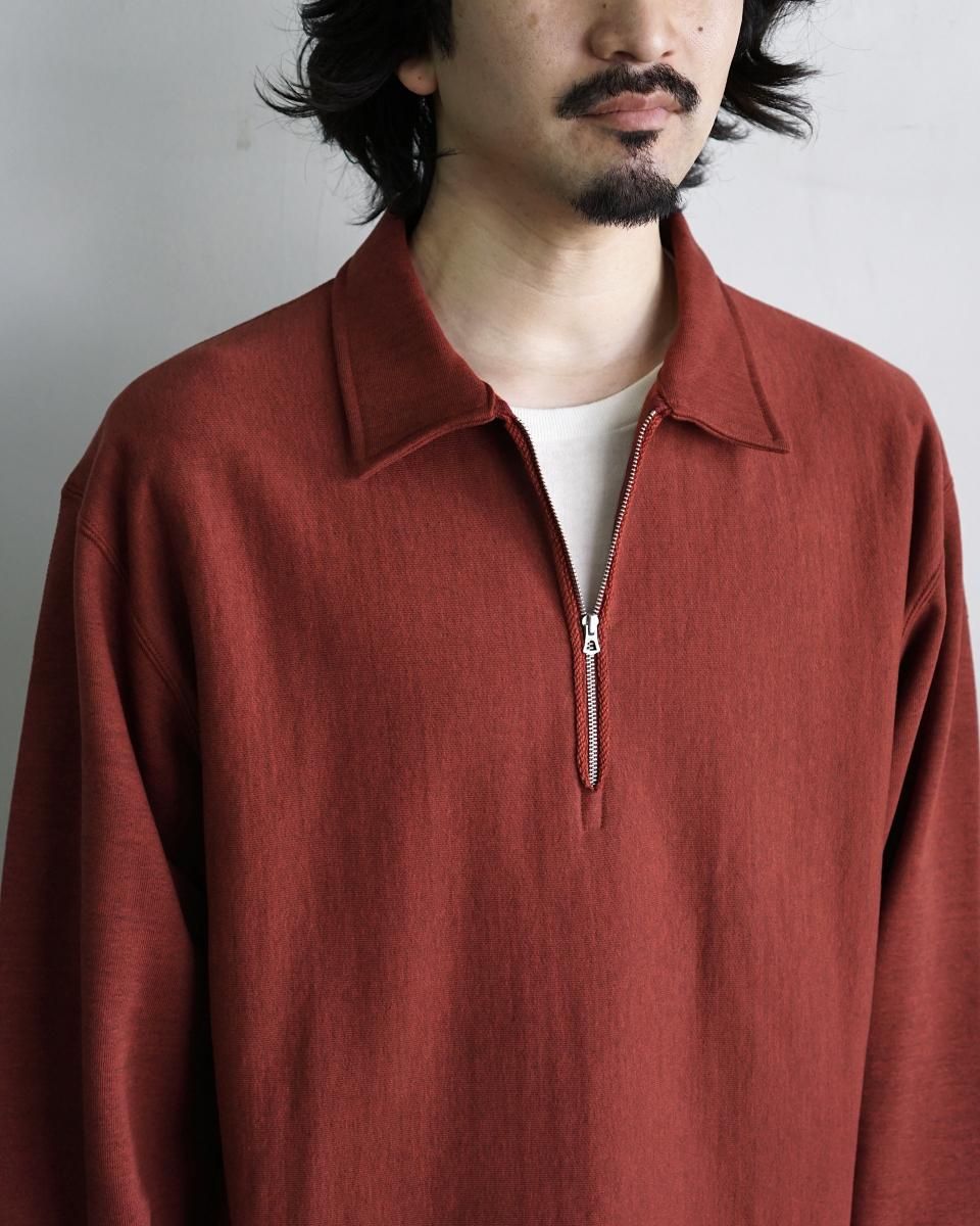 25AW ULTERIOR FADED SILKY TERRY RW HALF ZIP P/O / UCS95