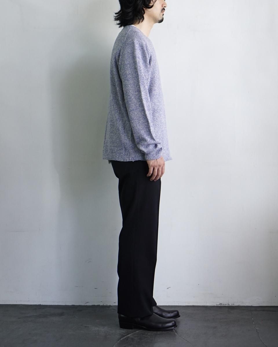 【AURALEE】ネックウォーマー/チャコールグレー 25AW AURALEE LIGHT WOOL MAX GABARDINE SLACKS / A25AP02MG*PT