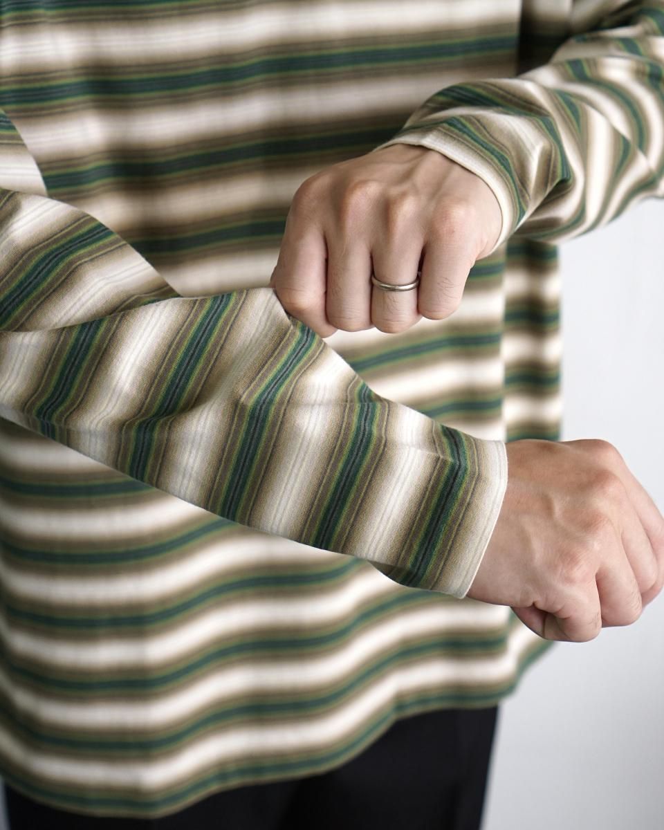 トップス 25AW AURALEE GRADIENT STRIPE JERSEY L/S GRADIENT STRIPE JERSEY L/S TEE - AURALEE Official Website